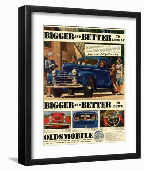 Oldsmobile - Better to Look At-null-Framed Art Print