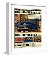 Oldsmobile - Better to Look At-null-Framed Art Print