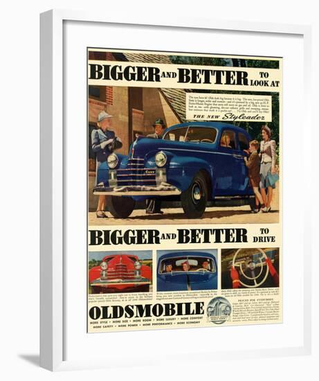 Oldsmobile - Better to Look At-null-Framed Art Print