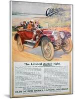 Oldsmobile Car Advert, 1911-null-Mounted Giclee Print