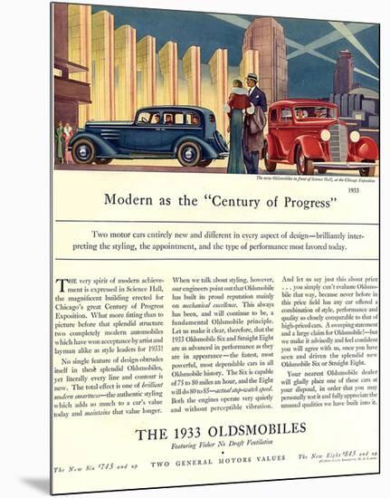 Oldsmobile Century of Progress-null-Mounted Premium Giclee Print