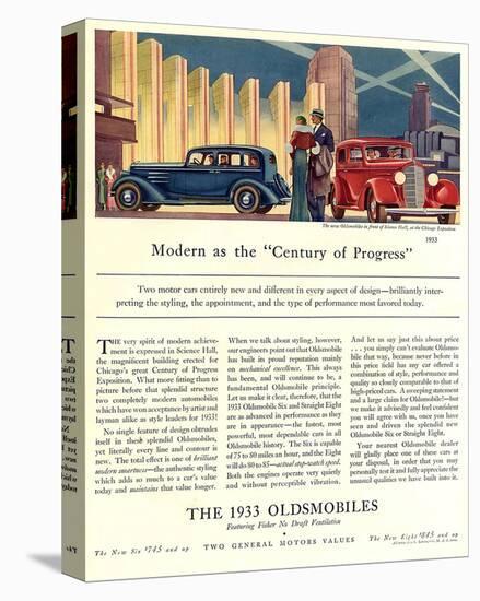 Oldsmobile Century of Progress-null-Stretched Canvas