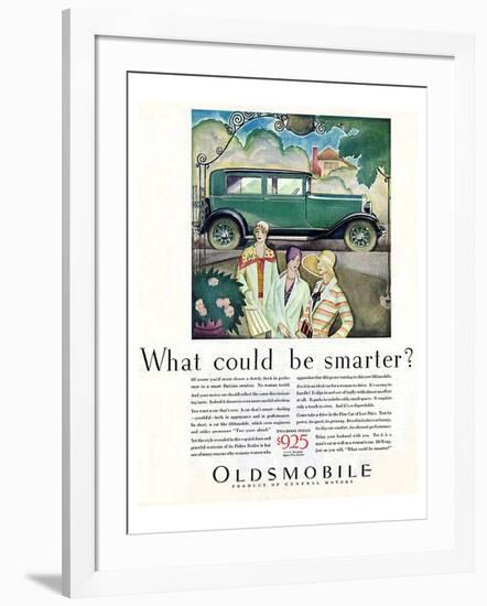 Oldsmobile-Could Be Smarter?-null-Framed Art Print