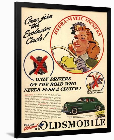 Oldsmobile - Hydra-Matic Owner-null-Framed Premium Giclee Print