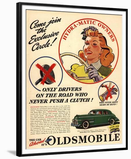 Oldsmobile - Hydra-Matic Owner-null-Framed Premium Giclee Print