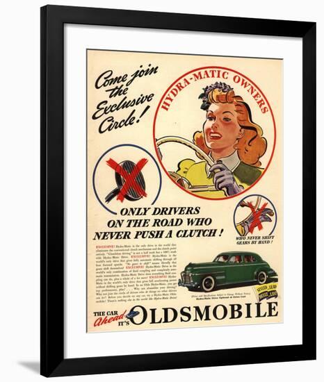 Oldsmobile - Hydra-Matic Owner-null-Framed Art Print