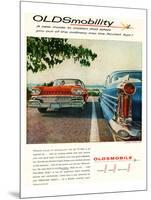 Oldsmobile-Into the Rocket Age-null-Mounted Premium Giclee Print
