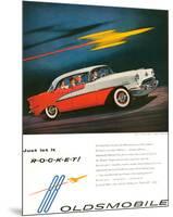 Oldsmobile-Just Let It Rocket-null-Mounted Art Print