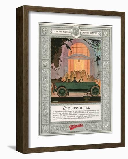 Oldsmobile, Magazine Advertisement, USA, 1920-null-Framed Giclee Print