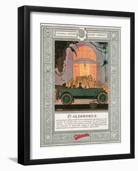 Oldsmobile, Magazine Advertisement, USA, 1920-null-Framed Giclee Print