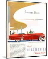 Oldsmobile-Tomorrow's Classic-null-Mounted Art Print