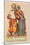 Oldsters Touting Sarsaparilla-null-Mounted Art Print