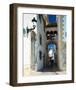 Oldtown Sitges Barcelona Spain-null-Framed Art Print