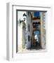 Oldtown Sitges Barcelona Spain-null-Framed Art Print