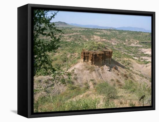 Olduvai Gorge, UNESCO World Heritage Site, Serengeti, Tanzania, East Africa, Africa-Pate Jenny-Framed Stretched Canvas