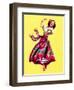 Ole! Dancing Pin-Up c1940s-Art Frahm-Framed Art Print