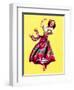 Ole! Dancing Pin-Up c1940s-Art Frahm-Framed Art Print