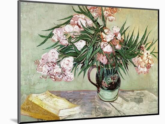 Oleanders and Books, 1888-Vincent van Gogh-Mounted Giclee Print