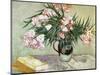 Oleanders and Books, 1888-Vincent van Gogh-Mounted Giclee Print