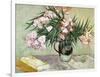 Oleanders and Books, 1888-Vincent van Gogh-Framed Giclee Print