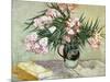 Oleanders and Books, 1888-Vincent van Gogh-Mounted Giclee Print