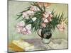Oleanders and Books, 1888-Vincent van Gogh-Mounted Premium Giclee Print