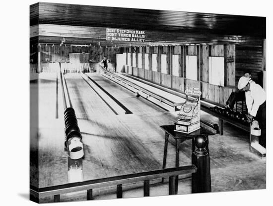 Olentangy Park Bowling Alleys, Columbus, Ohio-null-Stretched Canvas