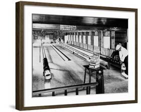 Olentangy Park Bowling Alleys, Columbus, Ohio-null-Framed Photo