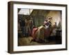 Oleograph Depicting the Scene of the Death of Mimi', from the Opera La Boheme-Giacomo Puccini-Framed Giclee Print