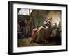 Oleograph Depicting the Scene of the Death of Mimi', from the Opera La Boheme-Giacomo Puccini-Framed Giclee Print