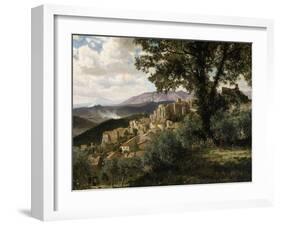 Olevano, 1856-57-Albert Bierstadt-Framed Giclee Print