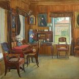 Interior in the House in Chegodayevo Village, 1900s-Olga Nikolayevna Korovina-Stretched Canvas