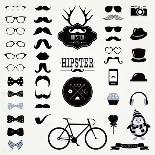 Hipster Retro Vintage Icon Set-OliaFedorovsky-Art Print