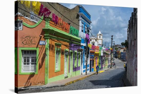 Olinda, UNESCO World Heritage Site, Pernambuco, Brazil, South America-Michael Runkel-Stretched Canvas