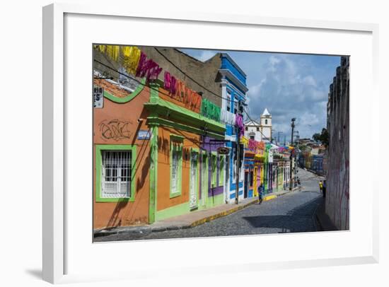 Olinda, UNESCO World Heritage Site, Pernambuco, Brazil, South America-Michael Runkel-Framed Photographic Print