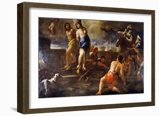 Olindo and Sophronia-Luca Giordano-Framed Giclee Print