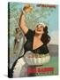 Olio Radino Italian Olive Oil - Pure and Delicious - Vintage Advertising Poster, 1948-Gino Boccasile-Stretched Canvas