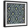 Olive and Indigo Modele II-Elizabeth Medley-Framed Art Print