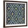 Olive and Indigo Modele II-Elizabeth Medley-Framed Art Print