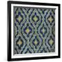 Olive and Indigo Modele II-Elizabeth Medley-Framed Art Print