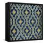 Olive and Indigo Modele II-Elizabeth Medley-Framed Stretched Canvas