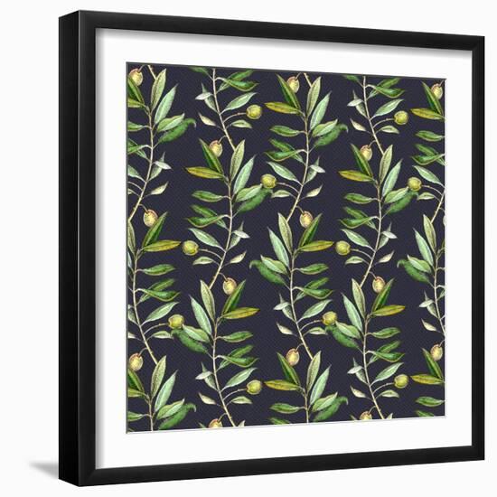 Olive branches, 2017-Andrew Watson-Framed Giclee Print