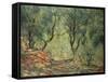 Olive Grove in the Moreno Garden, 1884-Claude Monet-Framed Stretched Canvas