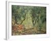 Olive Grove in the Moreno Garden, 1884-Claude Monet-Framed Premium Giclee Print