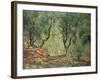 Olive Grove in the Moreno Garden, 1884-Claude Monet-Framed Premium Giclee Print