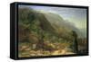 Olive Groves at Varenna, Lake Como, Italy, 1861-Frederick Lee Bridell-Framed Stretched Canvas
