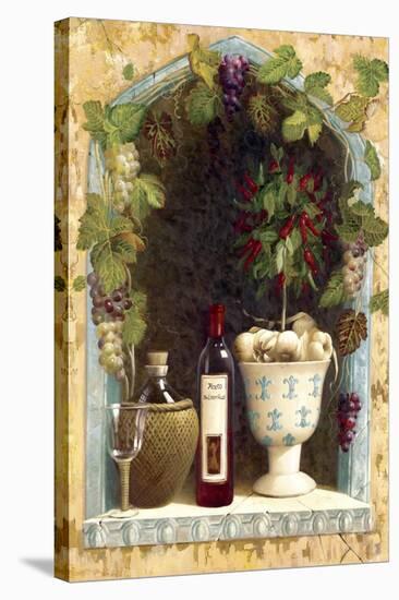 Olive Oil and Wine Arch I-Welby-Stretched Canvas