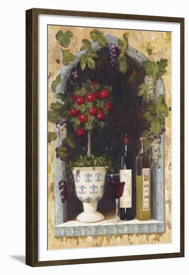 Olive Oil and Wine Arch II-Welby-Framed Art Print