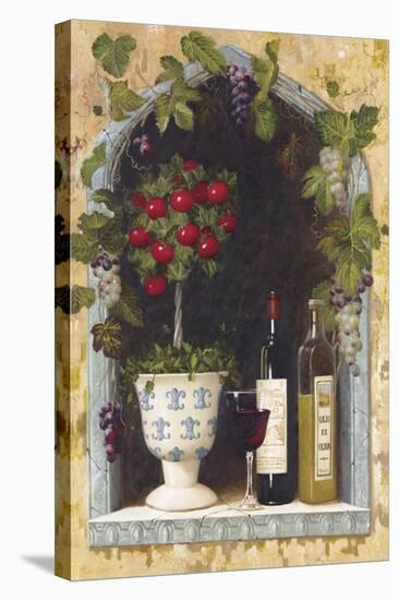 Olive Oil and Wine Arch II-Welby-Stretched Canvas