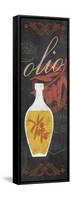 Olive Oil C-Lauren Gibbons-Framed Stretched Canvas